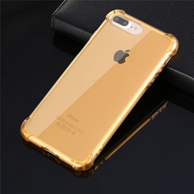 i6 4.7/ Plus 5.5! Transparent Clear Soft TPU Silicon Case for Apple iphone 6 6S / Plus Back Cover Shockproof Cushion Accessories