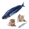 3D Simulation Fish Toy for Cat Kitten PP Cotton Padded Plush Cat Scratch Mint Fish Funny Interactive Cat Toys
