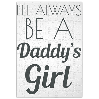 I'll Always Be A Daddy's Girl Funny Slogan  Jigsaw Puzzle Maze| Unique And Custom Learning Games For Kids & Adults| Learning Made Fun With Custom Design & Printed Jigsaw Puzzles