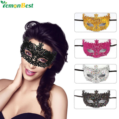 Party Mask Women Masquerade Masks Gorgeous Glitter Venetian Mask Sexy Women Eye Masquerade Masks for Carnival Halloween Costume