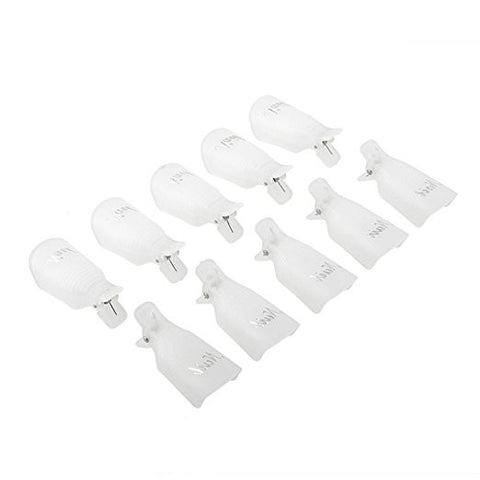 500pcs/Pack Nail Wipe Cotton Pads Nail UV Gel Polish Remover with 10pcs Nail Polish Removing Clips Cleaner Caps Wraps