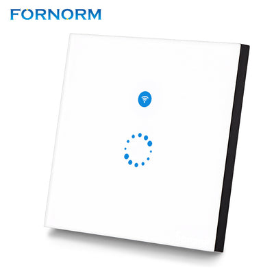Fornorm Sonoff Touch Wi-Fi Switch 1 Gang 1 Way Wireless Intelligence Wall Switches Support Timing Remote Control Via APP Work