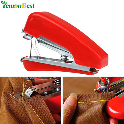 Handheld Mini Sewing Machine Manual Portable Home Travel Small DIY Needlework Cordless Machine Cloth Fabric Stitch Accessorie