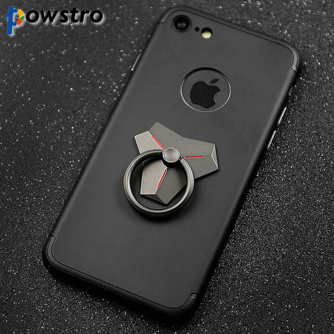 Powstro 360 Rotatable Phone Finger Ring 2 in 1 function  phone finger ring and phone stand for iPhone Samsung Smart Phone Tablet