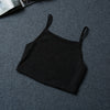 Women Short TShirt Sexy Sleeveless Tank Tops Lady Strap Top Vest for Summer