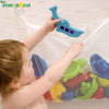 Folding Bathroom Hanging Mesh Children Bath Baby Toy Storage Bag Net Suction Cup Baskets Shower Toy Organizer Bags Toys Tidy Bag