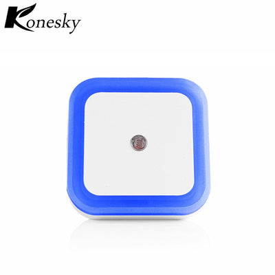 Konesky New Fashion LED Night light EU US Plug Colors Novelty Bed Lamp For Baby Bedroom