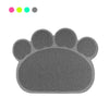 60*45cm Cute Pet Supplies Dog Paw PVC Pet Dog Cat Feeding Mat Pad Pet Dish Bowl Food Water Feed Placemat Puppy Bed Mats Blanket