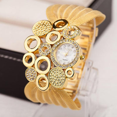 Women's Fashion Watches Luxury Brand Quartz Watches Gold Watches
