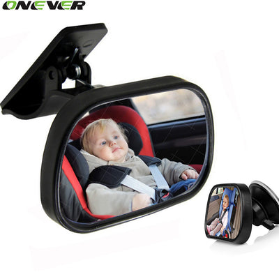 1Pcs Mini Car Back Seat Baby View Mirror 2 in 1 Baby Rear Convex Mirror Adjustable Car Baby Kids Monitor Safety Reverse Safety