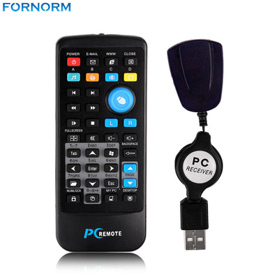 Wireless USB PC Remote Control Media Center Controller Mouse for Computer Laptop
