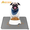 ABEDOE Silicone Pet Food Pad Dog Feeding Mat Waterproof Rubber Large Pet Mat For Dog Cat Feeder Placemat Protects Your Floor