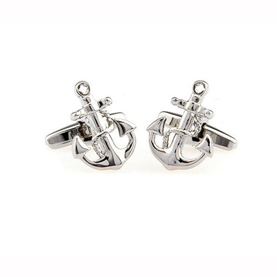 Mens Wedding Party Gift CuffLink Anchor Sailor Cufflinks