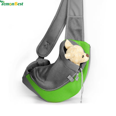 Pet Carrier Dog Carrier Cat Puppy Small Animal Pet Sling Front Carrier Mesh Comfort Travel Tote Shoulder Slings Bag For 0-15KG