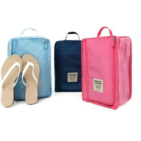 Travel waterproof ventilation shoe bags Pouch Storage organizer shoes package