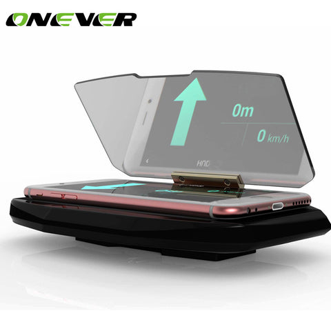 Universal Mobile Phone Car Holder Windscreen Projector HUD Head Up Navigation Display Holder for iPhone Samsung Smart Phones