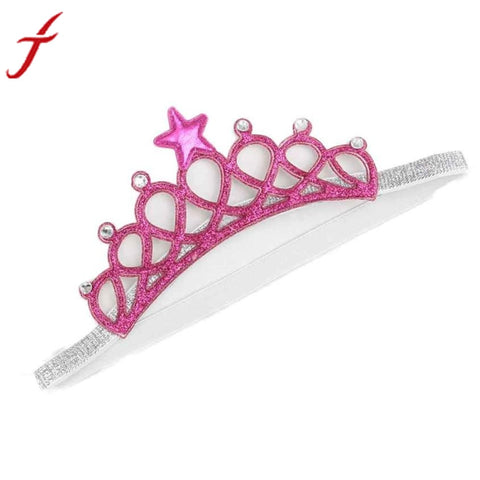 Fashion Girl Head Accessories 2017 Hairband  Hair Band Elastic Flower Crown Headwear Hot Pink Blue  Hair Band #LWN