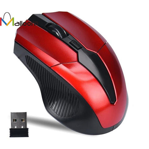 Malloom 2017  2.4GHz Mice Optical Mouse Wireless In Computer Mice Cordless USB Receiver PC Computer Wireless for Laptop