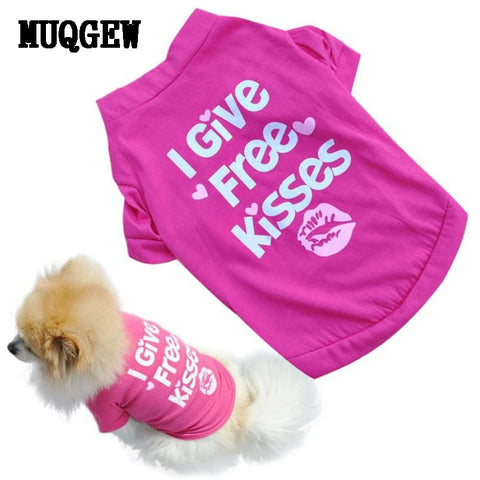 dog clothes for small dogs Summer Shirt Cat Pet Clothes Vest T Shirt roupas para cachorro