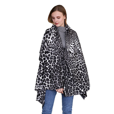 Feitong Leopard Printed Scarf Newly Design Fashion Long Soft Animal Shawl Scarf Wraps Bandana Foulard