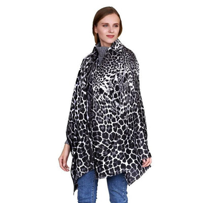 Feitong Leopard Printed Scarf Newly Design Fashion Long Soft Animal Shawl Scarf Wraps Bandana Foulard