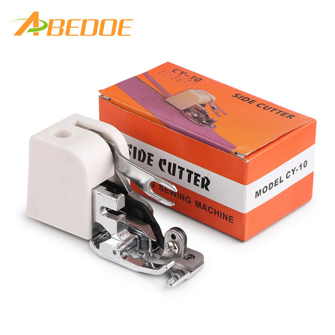 ABEDOE Side Cutter Overlock Sewing Machine Presser Foot Feet Sewing Machine Attachment For All Low Shank Singer Janome Brother