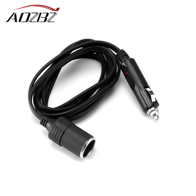 1.9M 12V Car Cigarette Lighter Extension Socket Power Plug Outlet for Boat Tractor Motorcycle Car Accessory