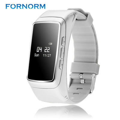FORNORM 2 in 1 Multifunction Bracelet Wristband Bluetooth Smart Watch Heart Rate Monitor Pedometer For IOS Android Smartphone