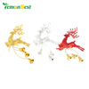 LemonBest Christmas Tree Ornament Deer Chital Hanging Ornament Toy Decoration Baubles Party For Home Xmas Happy New Year Gift