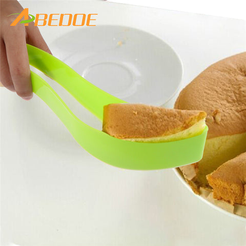 ABEDOE 1Pcs Cake Pie Cutter Slicer Baking Pastry Tools Plastic Streamline Wire Cake Server Dessert Tools Kitchen Gadget Tool