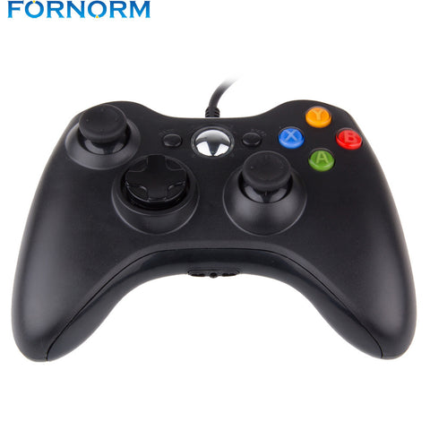 FORNORM USB Wired Gamepad Controller for Microsoft WII PS3 Slim PC Xbox 360 Windows Joystick Gamepads for Game Lovers