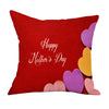 Happy Mother's Day Sofa Bed Home Decoration Festival Pillow Case Cushion Cover