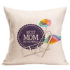 Happy Mother's Day Sofa Bed Home Decoration Festival Pillow Case Cushion Cover