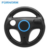FORNORM Universal Car Racing Steering Wheels Accesories for Nintendo Wii White and Black Racing Gamepad for Kart 8 Tank