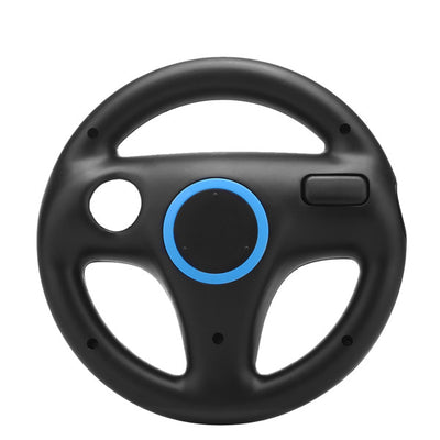 FORNORM Universal Car Racing Steering Wheels Accesories for Nintendo Wii White and Black Racing Gamepad for Kart 8 Tank