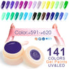 CANNI Painting Color Gel New 141 Colors 5ml Jar Pure Colors Varnish Nail Art Salon Recommended Soak UV LED Nail Gel Color Paints