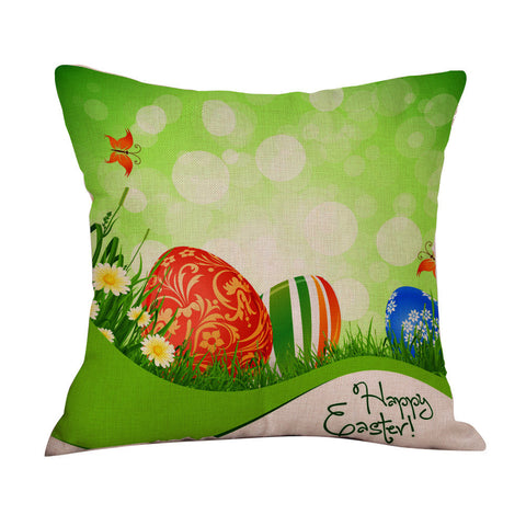 Easter Sofa Bed Home Decoration Festival Pillow Case Cushion Cover