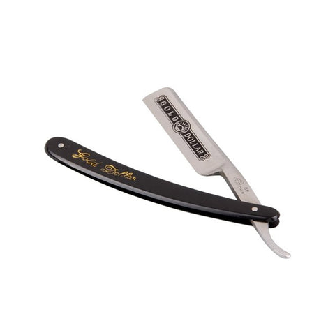 Gold Dollar 66 Classic Steel Straight Edge Salon Barber Shaving Razor Shaver