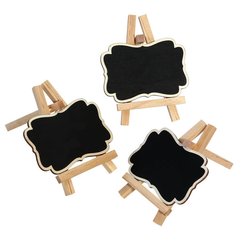 3pcs Framed Chalkboard Place Cards with Easel - Size S