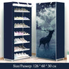 Actionclub Modern Minimalist Thicken Non-woven Dustproof Shoe Cabinet Creative Combination DIY Assembly Shoe Shelves Storage