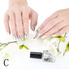 Mirror Nail Polish Plating Silver Paste Metal Color Stainless Steel Mirror Silver Nail Polish For Nail Art