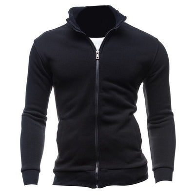 Men Autumn Winter Hoodies Fashion Sweatshirt Casual Zipper Long Sleeve Hoody Fitness Hip Pop Outwear Cardigan Hoodie Tops 3XL