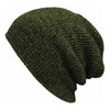 Slouchy Winter Hats Knitted Beanie Caps Soft Warm Ski Hat Men Hip-Pop Beanie Cap
