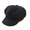 Women's French Beret Hat Newsboy Cabbie Beret Cap Cloche Woolen Painter Visor Hats for Autumn Winter
