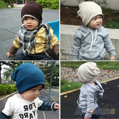 Unisex Baby Boys Girls Children Infant Toddler Beanie Hat Warm Winter Cap