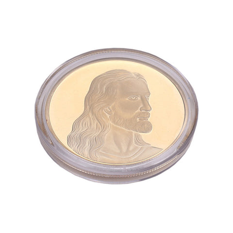 1 x Jesus Coin Collectible Gift Coin Art Collection Commemorative Coins