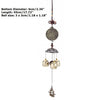 1 Pcs Buddha Statue Pattern Bell Blessing Feng Shui Wind Chime for Good Luck Fortune Home Car Hanging Decor Gift Crafts