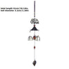 1 Pcs Buddha Statue Pattern Bell Blessing Feng Shui Wind Chime for Good Luck Fortune Home Car Hanging Decor Gift Crafts