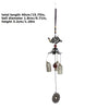 1 Pcs Buddha Statue Pattern Bell Blessing Feng Shui Wind Chime for Good Luck Fortune Home Car Hanging Decor Gift Crafts