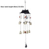 1 Pcs Buddha Statue Pattern Bell Blessing Feng Shui Wind Chime for Good Luck Fortune Home Car Hanging Decor Gift Crafts